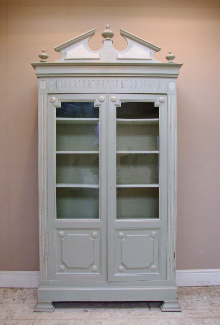 antique louis style bookcase